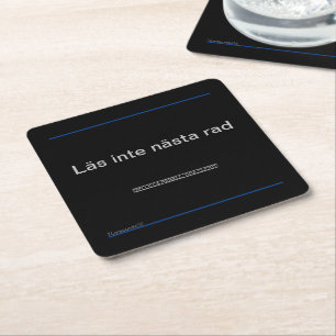 Appraisal — Rebel Square Paper Coaster