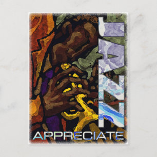 Appreciate Jazz Postcard