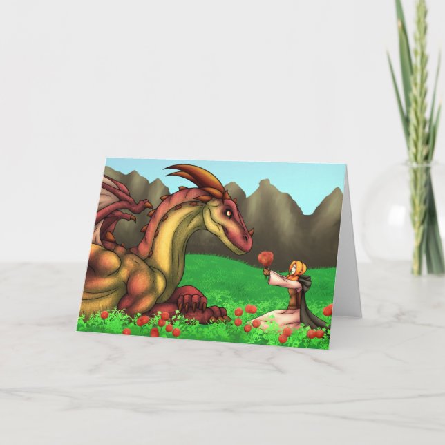 Appreciating a Dragon Card (Front)
