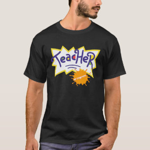 Appreciating Teacher 90s TV Style Graphic T-Shirt