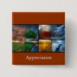 Appreciation 15 Cm Square Badge