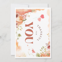 Appreciation Bespoke Thanksgiving card gift set