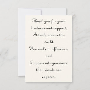 Appreciation Card