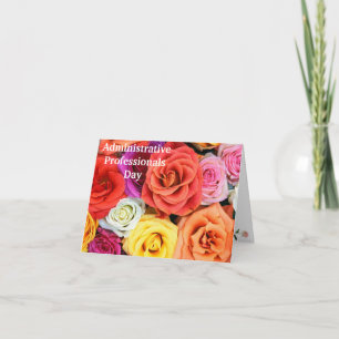 Appreciation Card for Administrative Professionals