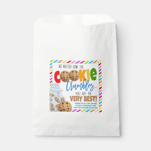 Appreciation Cookie Treat Bags (Front)