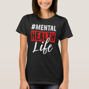Appreciation Day Women Messy Bun For Work Mental H T-Shirt