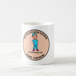 appreciation doctor blue MD SURGEON Coffee Mug
