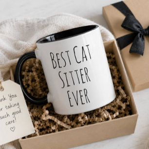 Appreciation Feline Caregiver Typography Thank You Mug