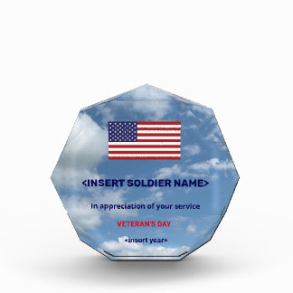 Appreciation for Military Service Photo Block