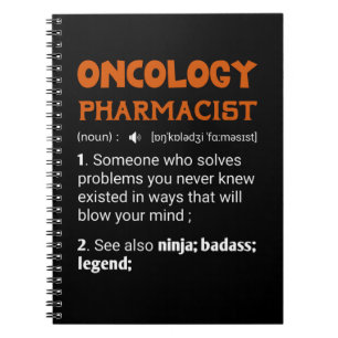 Appreciation Gift for Oncology Pharmacist Notebook