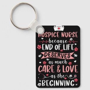 Appreciation Hospice Nurse Medical Registered Nurs Key Ring