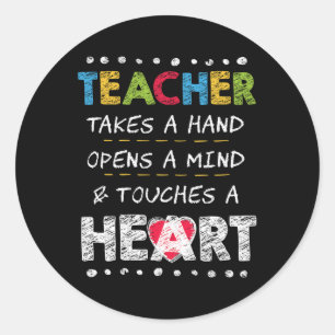 Appreciation Inspirational Quote Shirt Test Day Te Classic Round Sticker