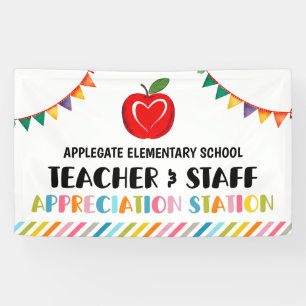Appreciation Station Teacher Thank You  Banner