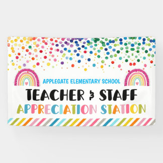 Appreciation Station Teacher Thank You  Banner