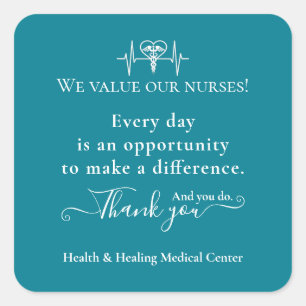 Appreciation Sticker Nurse Week Month Bulk