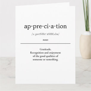 Appreciation Teacher Gift CoWorker Card