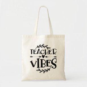 Appreciation Teacher Vibes Tote Bag