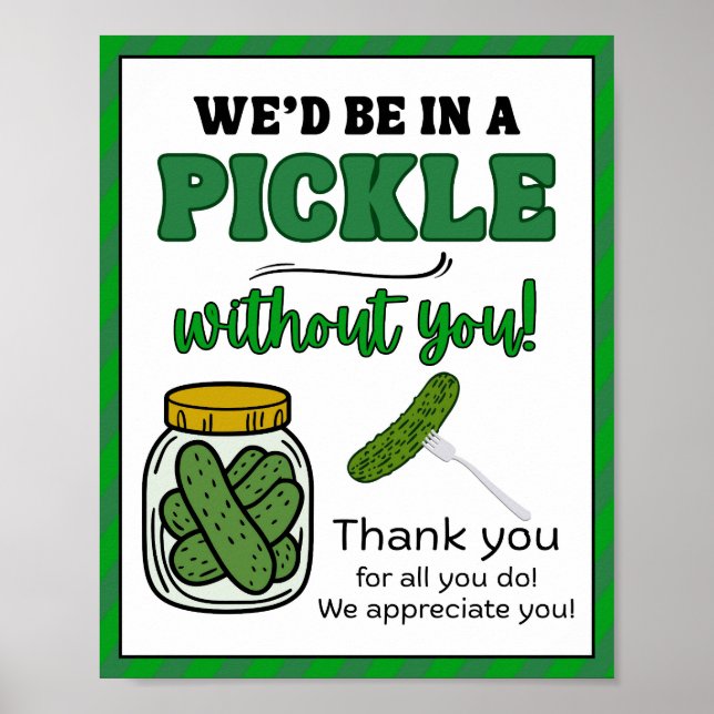 Appreciation Week Sign, Staff Appreciation Sign - (Front)