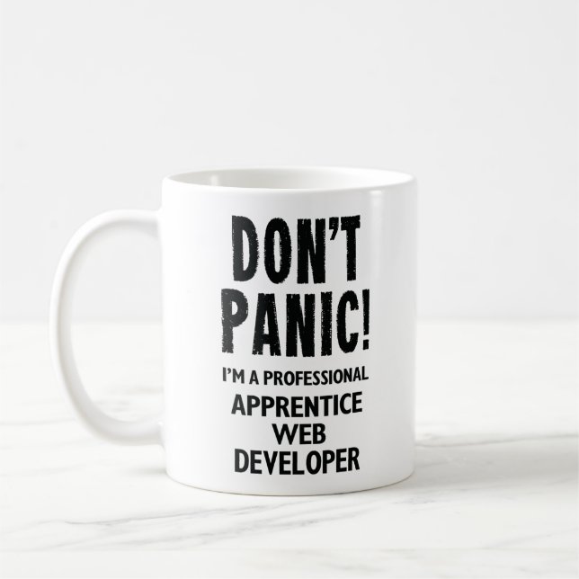 Apprentice Web Developer Coffee Mug (Left)