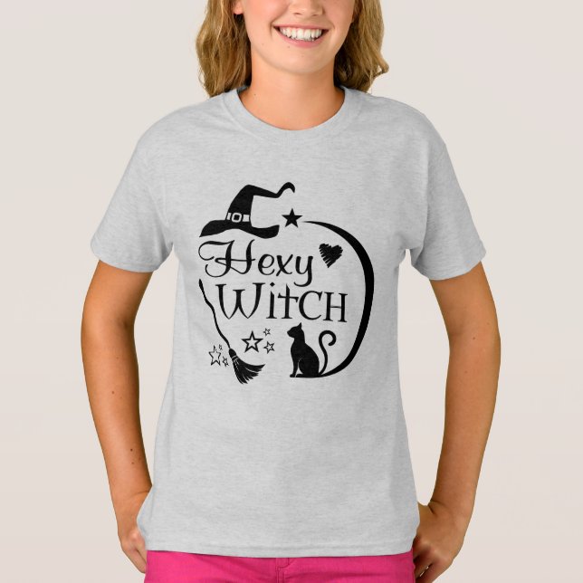 Apprentice Witch, Hexy Witch T-Shirt (Front)
