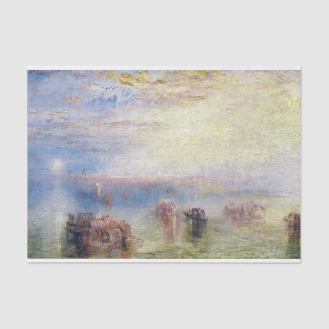 Approach to Venice by William Turner Tissue Paper (Front)