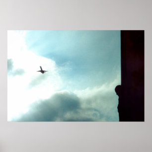 Approach to Washburn Water Tower Poster