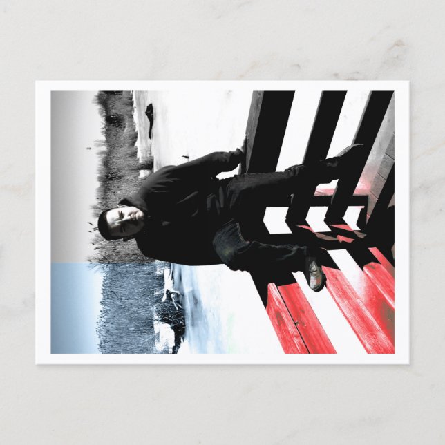 Approachable Wolf Post Card Print (Front)