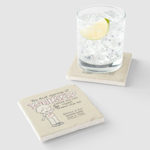 Approve of Yourself Stone Coaster