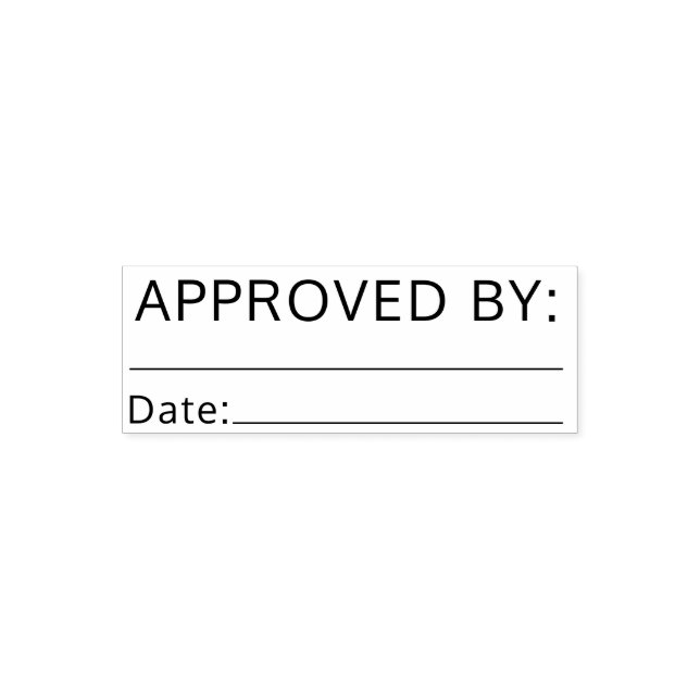 Approved By Bookkeeping Signature Name Self-inking Stamp (Design)