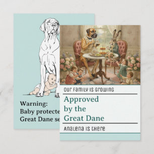 Approved by the Great Dane Enclosure Card