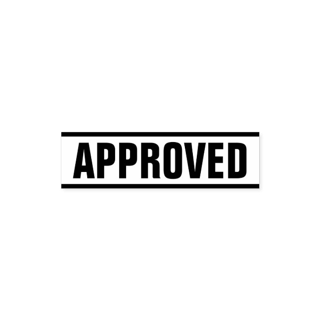 Approved mark self-inking stamp (Design)