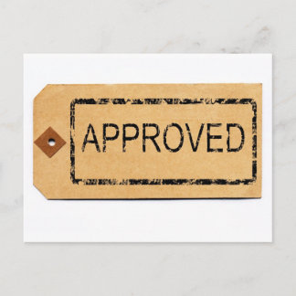 Approved Postcard