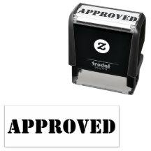 APPROVED self inking stamp