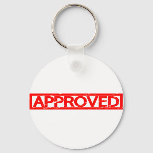 Approved Stamp Key Ring