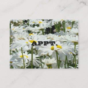 APPT. cards Business Services custom Daisy Flowers