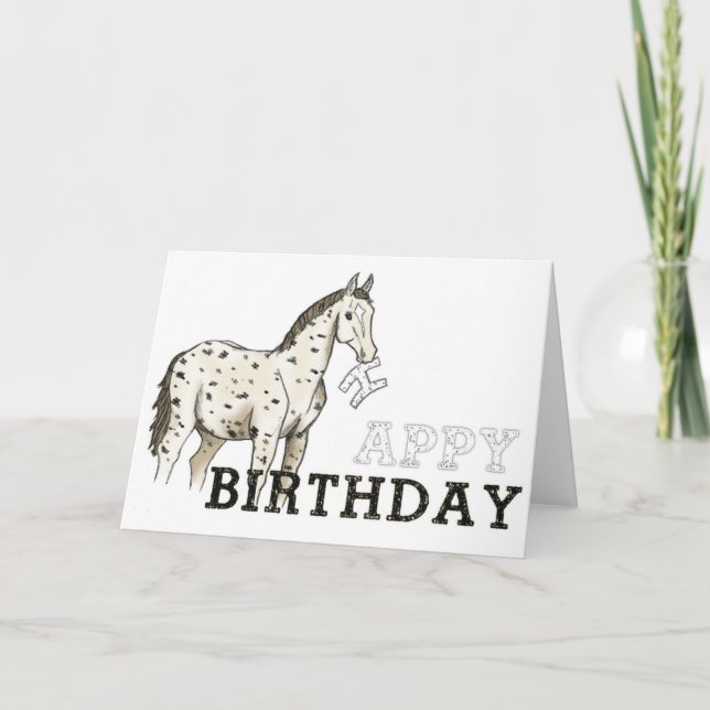 'Appy Birthday' Card (Front)