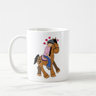 Appy Horse Rider with Pink Shirt - Mug