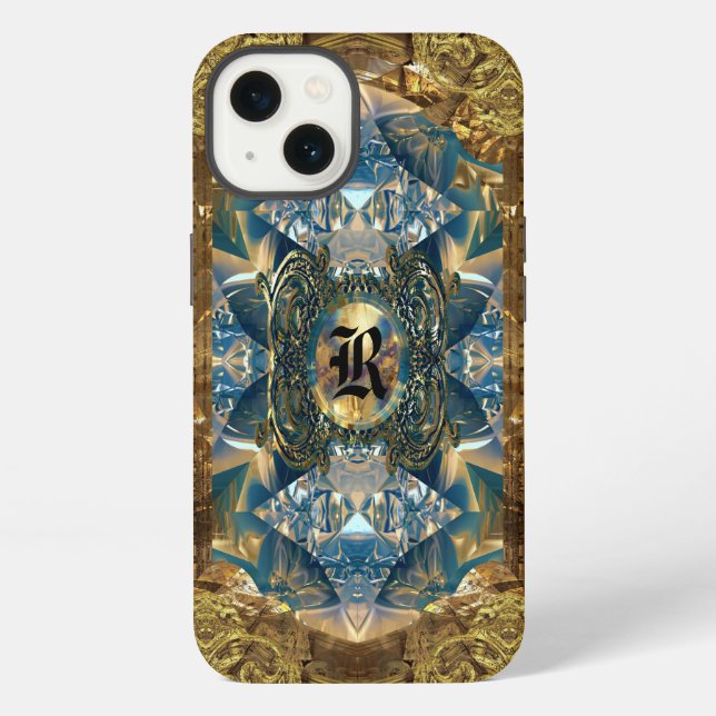 Aprallet Baxter Victorian Monogram  iPhone Case (Back)