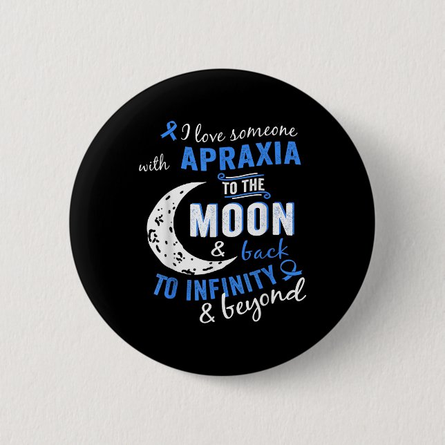 Apraxia Awareness Shirt - Apraxia T Shirt For Kids 6 Cm Round Badge (Front)