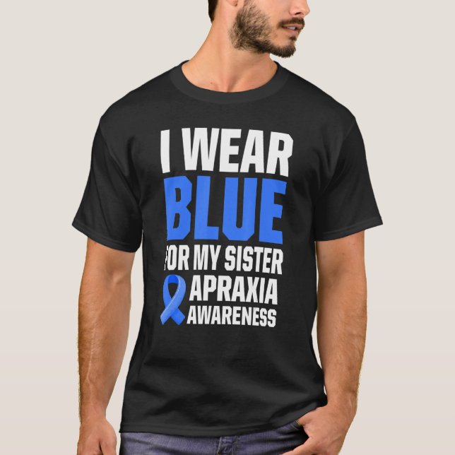 Apraxia Awareness Survivor Wear Warrior 25 T-Shirt (Front)