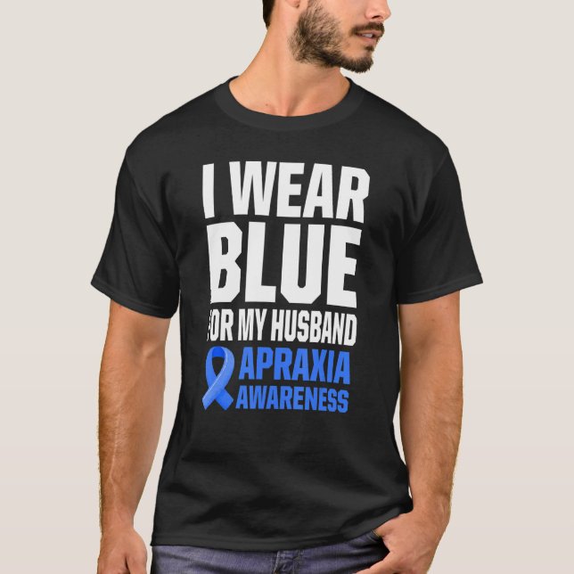 Apraxia Awareness Survivor Wear Warrior 26 T-Shirt (Front)