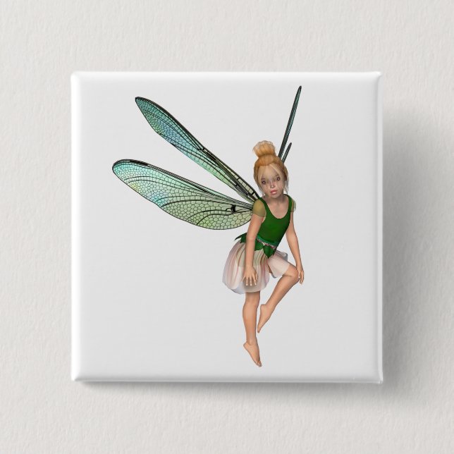 Aprella Fairy 15 Cm Square Badge (Front)