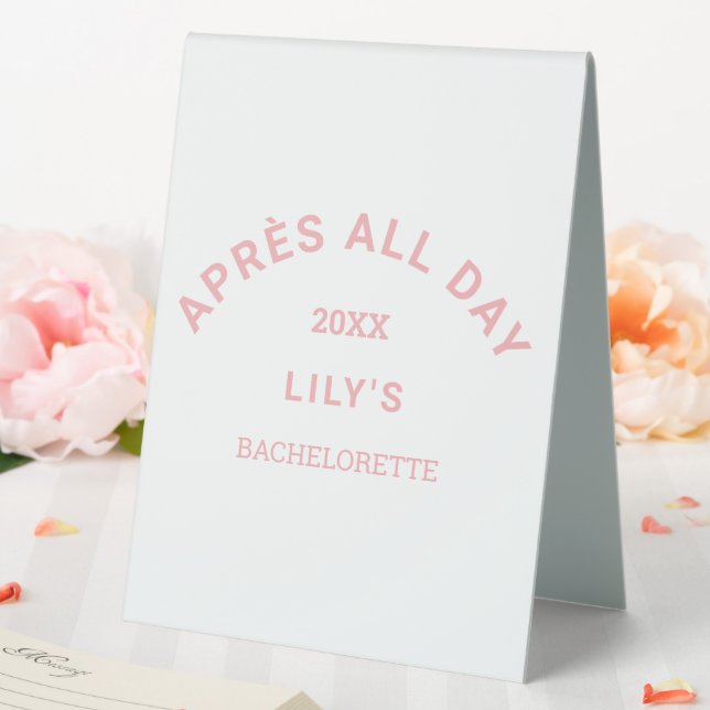 Après All Day Pink Bachelorette Party (In SItu (Wedding))