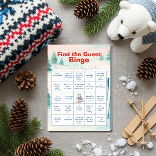 Après Bébé Find The Guest Bingo Card