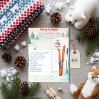 Après Bébé Ski Baby Price is Right Game card