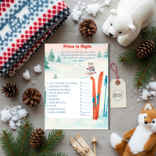 Après Bébé Ski Baby Price is Right Game card