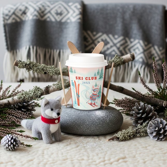 Après Bébé Ski Club Baby Arctic Fox  Paper Cups (Après Bébé Ski Club Baby Arctic Fox Paper Cups)