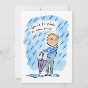 Après la pluie, le beau temps invitation