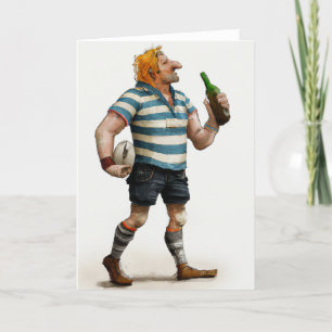 Après Rugby Greeting Card