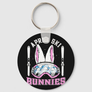 Apres-ski Bunnies Snow Bunny Skiers Women Ski Part Key Ring